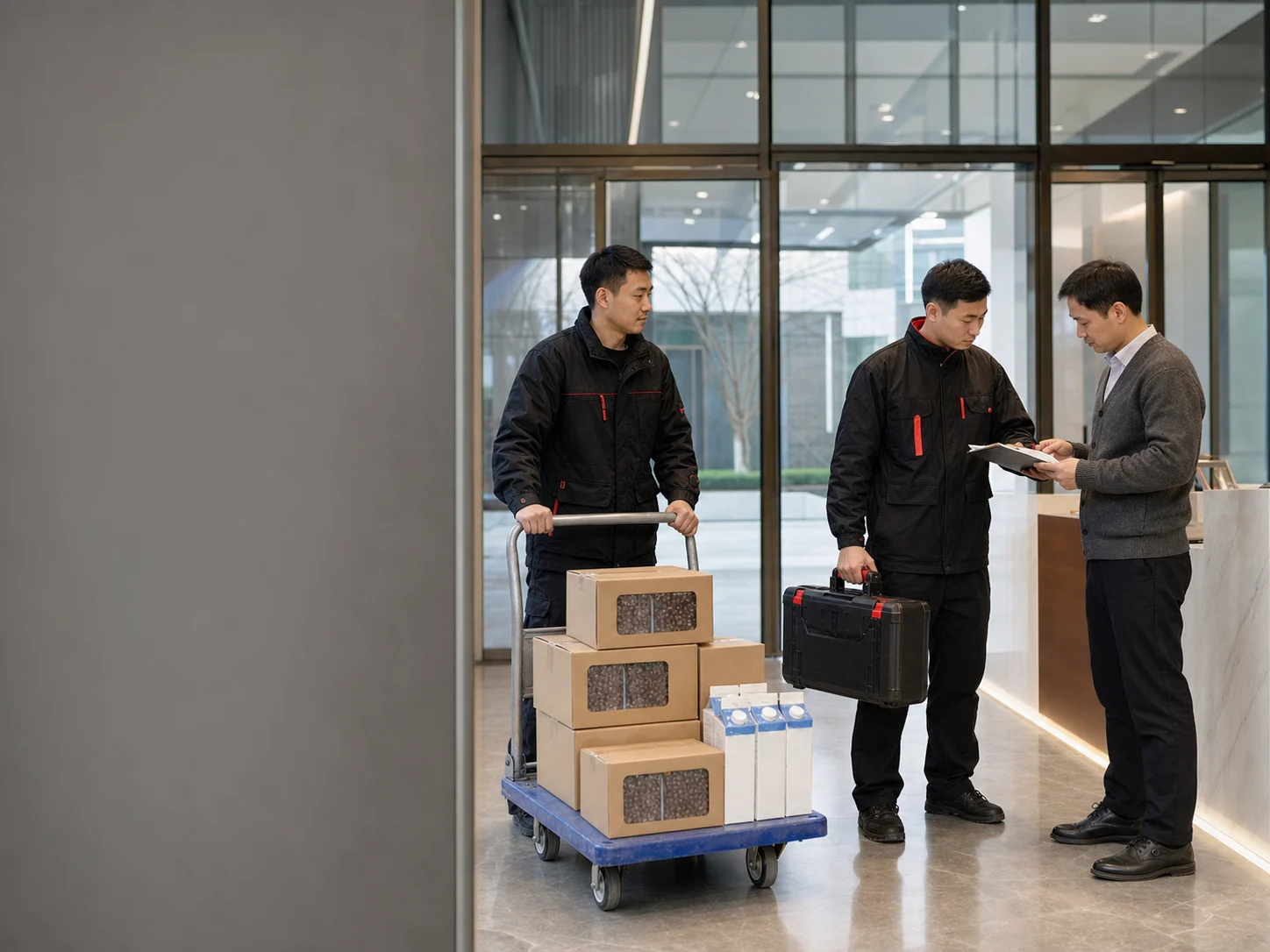 迪爱客本地配送与服务团队